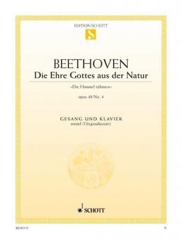Die Ehre Gottes aus der Natur C-Dur op. 48 Nr. 4 Download