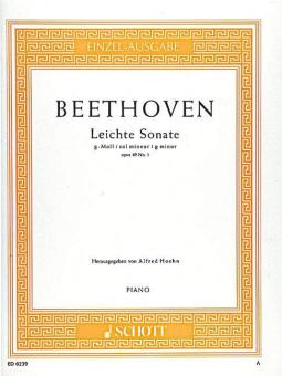 Leichte Sonate g-Moll op. 49/1 