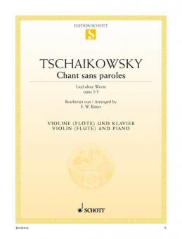 Chant sans paroles op. 2/3 Download