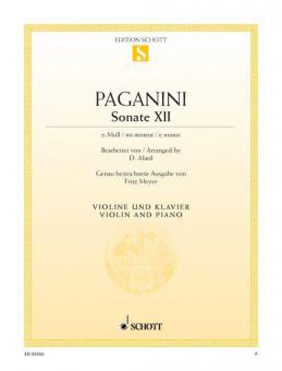 Sonate Nr. 12 e-Moll Download