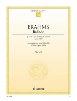 Ballade g-Moll op. 118/3 Download