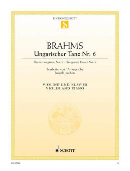 Ungarischer Tanz Nr. 6 B-Dur Download