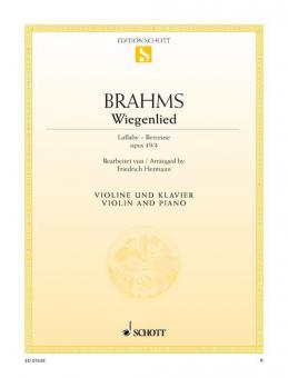 Wiegenlied F-Dur op. 49/4 Download