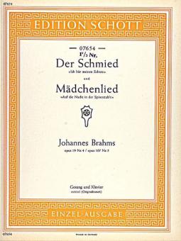 Der Schmied / Mädchenlied op. 107/5 u. 19/4 Download