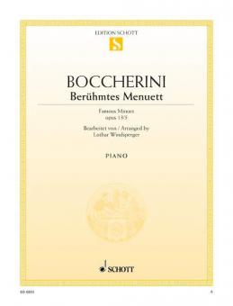 Berühmtes Menuett A-Dur op. 13/5 Download