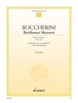 Berühmtes Menuett A-Dur op. 13/5 Download