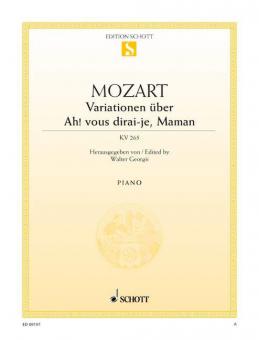Variationen über Ah, vous dirai-je, Maman KV 265 Download
