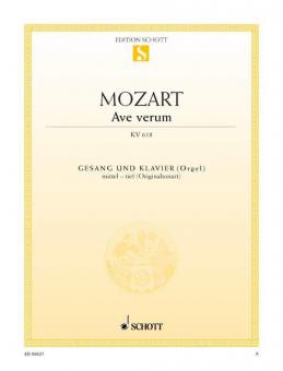 Ave verum KV 618 Download