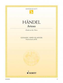 Arioso aus Dank sei dir, Herr Download