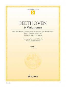 9 Variationen A-Dur WoO 69 Download