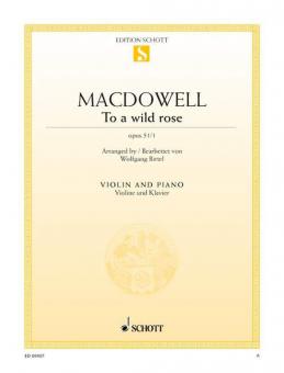 To A Wild Rose Op. 51/1 Download