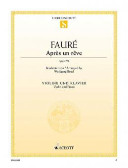 Après un rêve op. 7/1 Download