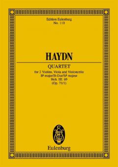 Streichquartett B-Dur op. 71/1 Hob. III: 69 
