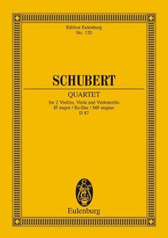 Streichquartett Es-Dur op. 125/1 D 87 