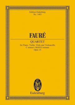 Klavierquartett Nr. 1 op. 15 Download