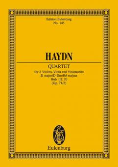 Streichquartett D-Dur op. 71/2 Hob. III: 70 