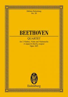 Streichquartett A-Dur op. 18/5 