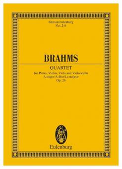 Klavierquartett A-Dur op. 26 Download
