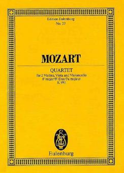 Streichquartett F-Dur KV 590 