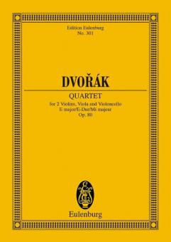 Streichquartett E-Dur op. 80 B 57 