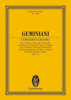 Concerto grosso e-Moll op. 3/6 Download