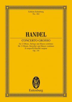 Concerto grosso D-Dur op. 3/6 HWV 317 