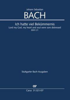 Ich hatte viel Bekümmernis (1. Fassung) 
