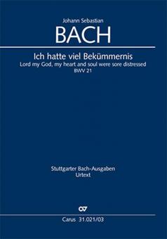 Ich hatte viel Bekümmernis (1. Fassung) Standard