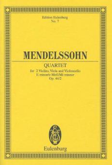 Streichquartett e-Moll op. 44/2 