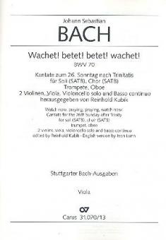 Wachet! betet! betet! wachet! Standard