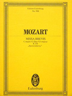 Missa brevis C-Dur KV 220 