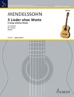 5 Lieder ohne Worte Download