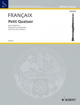 Petit quatuor pour saxophones Download