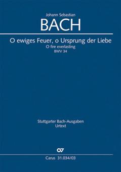 O ewiges Feuer, o Ursprung der Liebe BWV 34 Standard