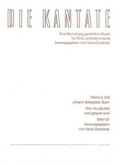 Wer da gläubet und getauft wird 