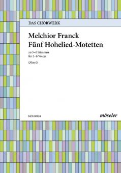 Fünf Hohelied-Motetten Download