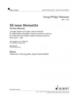 50 neue Menuette TWV 34:51-100 Download