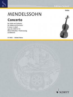 Concerto e-Moll op. 64 MWV O 14 Download