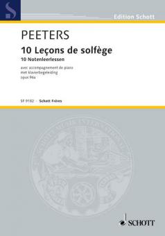 10 Leçons de solfège op. 96a Download