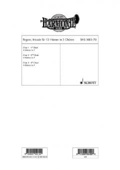 Intrade für 12 Hörner in 3 Chören Download