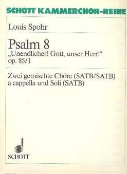 Psalm 8 'Unendlicher! Gott, unser Herr' Download