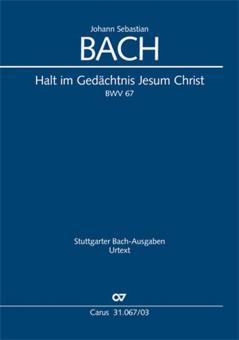 Halt im Gedächtnis Jesum Christ Standard