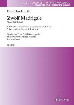 Zwölf Madrigale Heft 1 Download