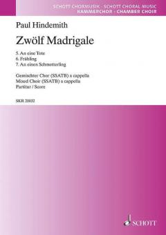 Zwölf Madrigale Heft 2 Download