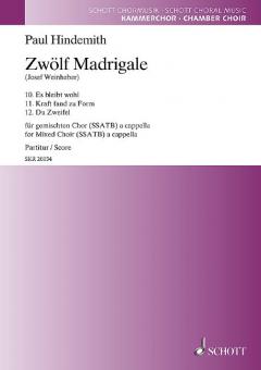 Zwölf Madrigale Heft 4 Download