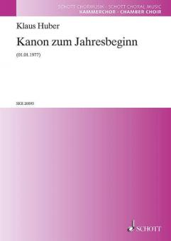 Kanon zum Jahresbeginn Download