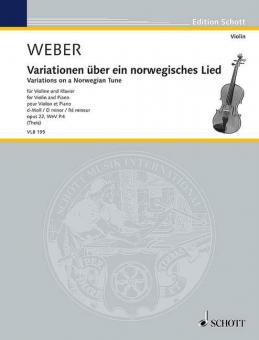 Variationen über ein norwegisches Lied op. 22 WeV P.4 Download
