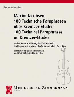 100 Technische Paraphrasen über Kreutzer-Etüden 1 Heft 1b Download