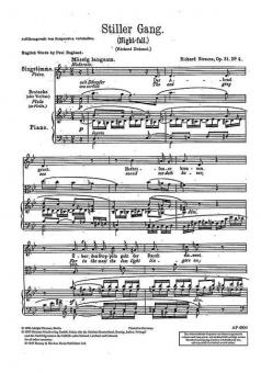 Stiller Gang op. 31/4 