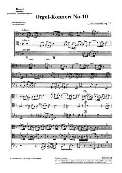 Orgel-Konzert Nr. 10 d-Moll op. 7/4 HWV 309 Download